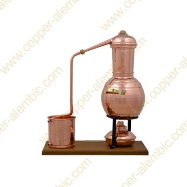 2,5 L Premium Destillierkolben mit Säule (Thermometer)