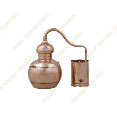 5 L Alambic en Cuivre Kit Distillation Whisky & Rhum