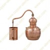 10 L Kupfer-Destillierkolben mit Schweissverbindungen Premium