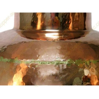 350 L Kupfer-Destillierkolben mit Schweissverbindungen Premium