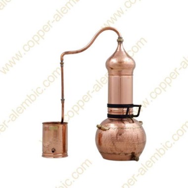 20 L Kupfer-Destillierkolben mit Rotierender Säule Premium