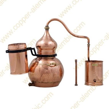 100 L Kupfer-Destillierkolben mit Rotierender Säule Premium