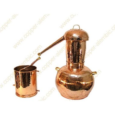 40 L Kupfer-Destillierkolben Arabischer Helmstil Premium