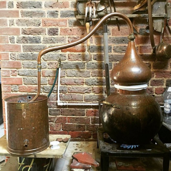 Soldered Copper Moonshine Alembic Still Premium @ A.S APOTHECARY, Lewes, United Kingdom